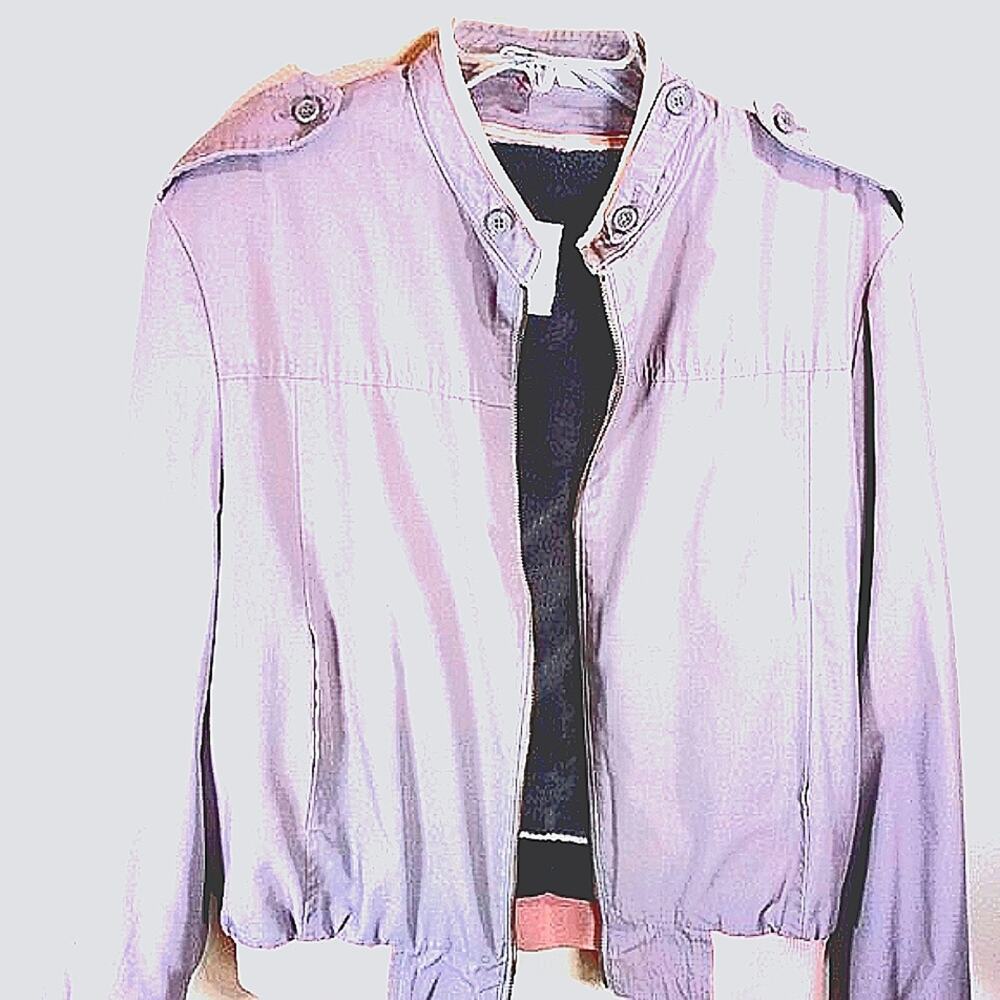 London Fog Weather Wear Jacket Gray Size 42 Regular Zip Out Lining SEE CONDITION